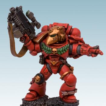 SPACE MARINES BLOOD ANGELS STERNGUARD VETERAN by Fireknight