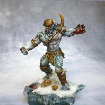 A Werewolf for my Blood Bowl Norse Team by Teufane