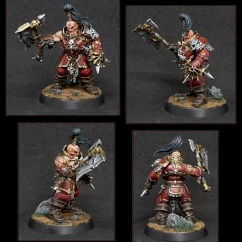 Khorne chaos champion by Glooby