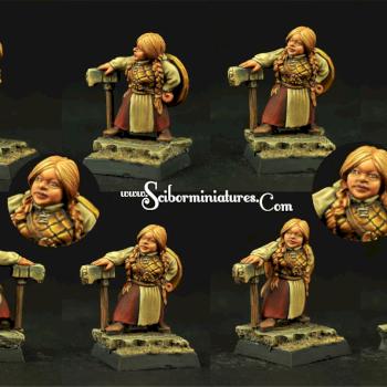 Dwarf Girl by Scibor