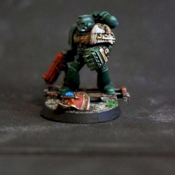 Dark Angels Tactical Marine by FolgPaints