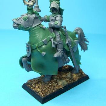 Bretonnian Grail Knight - converted by thistledoo minis