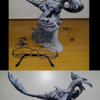 Custom cockatrice mount WIP by Cogni