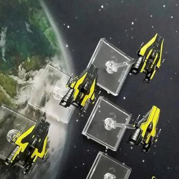 A-Wing Repaint (x-wing miniatures) by Neodreadnaut