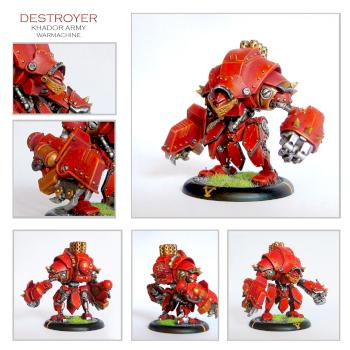 Destroyer, Khador Army, Warmachine by Maeve