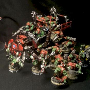 Ork Killteam mob by Kodash