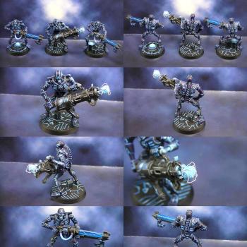 Necron warriors (versión discoteca) by pesadilla