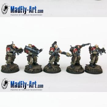 Space Wolves Scout Squad by MadFlyArtStudio