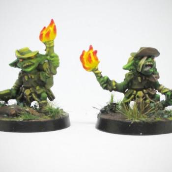 Pathfinder Goblin Pyros by Errant Painting