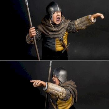Medieval footman by Adv