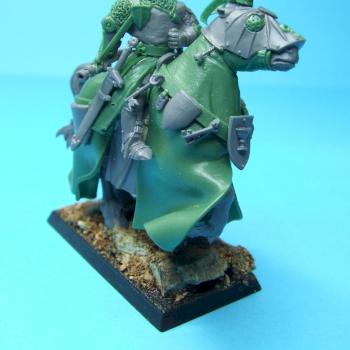 Bretonnian Grail Knight Musician - Converted by thistledoo minis