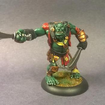 14643: Black Orc Warbringer by mikecarrero