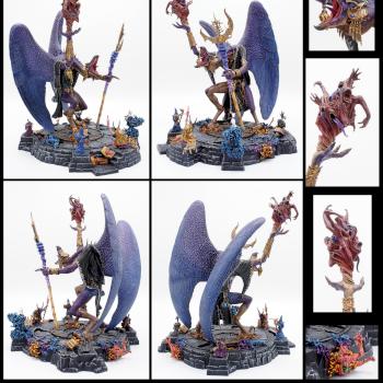 Greater Daemon of Tzeentch by bra1nbug
