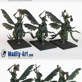 Plague Drones of Nurgle by MadFlyArtStudio
