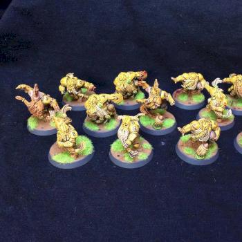 blood bowl dwarfs by tyyler