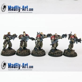Space Wolves Scout Squad by MadFlyArtStudio