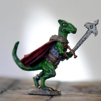 Dragonbait - saurial paladin by Mordraoi