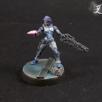 Infinity Aleph Myrmidon Officer by Lirieleth