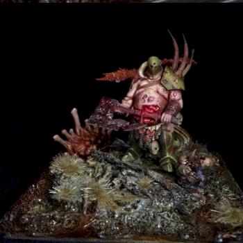 Nurgle Chaos Lord by hazelanne
