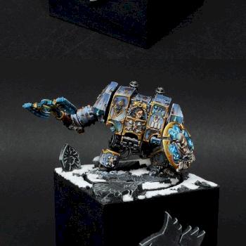 Space Wolves Venerabe Dreadnought on Plinth by BloodyBeast.com