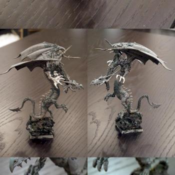 Wood Elf Lord (Highborn) on a Forest Dragon by fp_