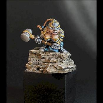 CONFRONTATION FEMALE DWARF by Rastafaritz