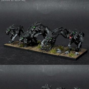 Black Wolves (Dire Wolves, Fenrisian Wolves) by BloodyBeast.com