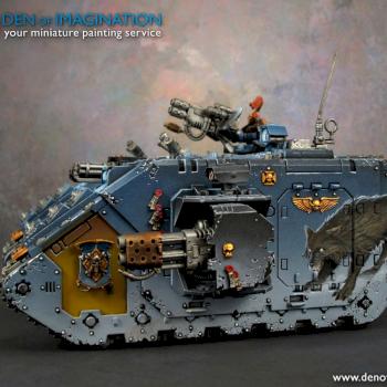 Space Wolves Landraider by DEN of IMAGINATION