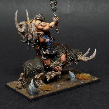 Ogre Mournfang Cavalry Rider by BloodyBeast.com