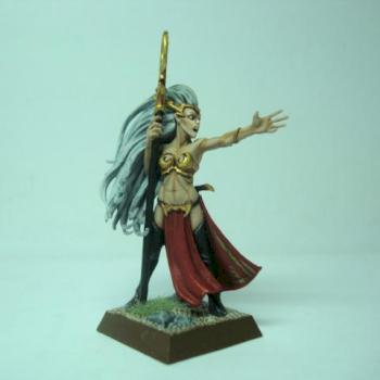 Dark Elf Sorcerer by wolveab