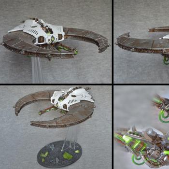 necron doom/night scythe by Shi Vral