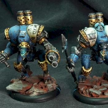 Warmachine Cygnar Charger, Lancer, Hunter (army) by PaintVagrant