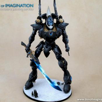 Eldar Wraith Knight by DEN of IMAGINATION