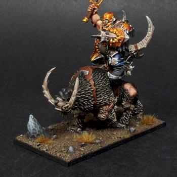 Ogre Mournfang Cavalry Champion by BloodyBeast.com