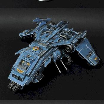 Space Wolves Fire Raptor Gunship by BloodyBeast.com