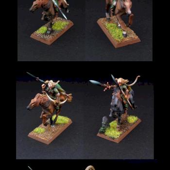 Wood Elf Glade Riders by SavageDPainting