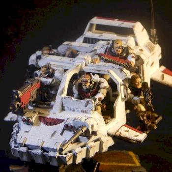 White Scars Scout Speeder by Getzome