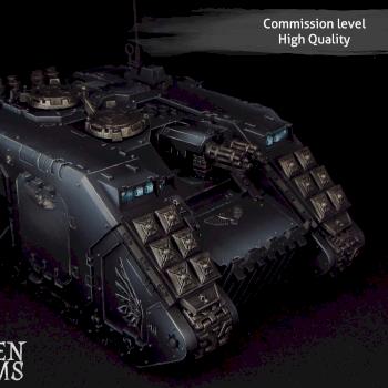 Space Marine Land Raider Crusader by Awaken Realms