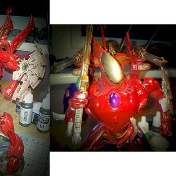 Wraithknight of craft world Gl'Den by the 1000