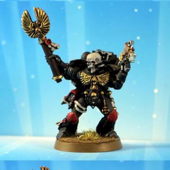 Space Marines Chaplain by belgun