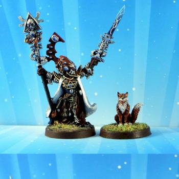 Eldar Eldrad Ulthran & Cat Gyrinx by belgun