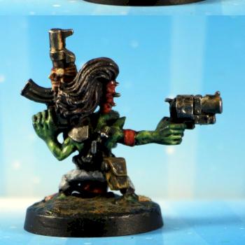 Gorkamorka Rebel Grot Head Honcho by belgun