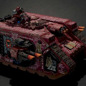 Word Bearers Land Raider by Blaufeld66