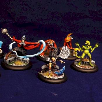 Sandeep and his crew by KRK Mini Painting Studio