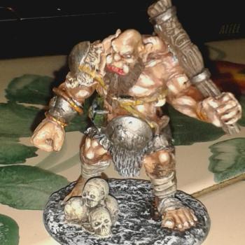 Reaper Bones Ogre Chieftain by rumleech