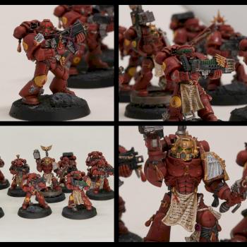 Blood Angels Tactical Squad by Hazamel