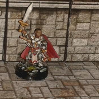 Reaper Bones Seelah  Iconic Paladin by rumleech
