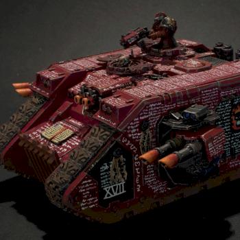 Word Bearers Land Raider by Blaufeld66