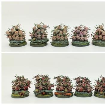 Nurglings Swarm by Dr. Stalin