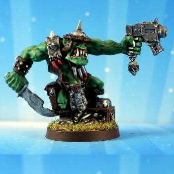 Gorkamorka Gamesday Ork Nob by belgun